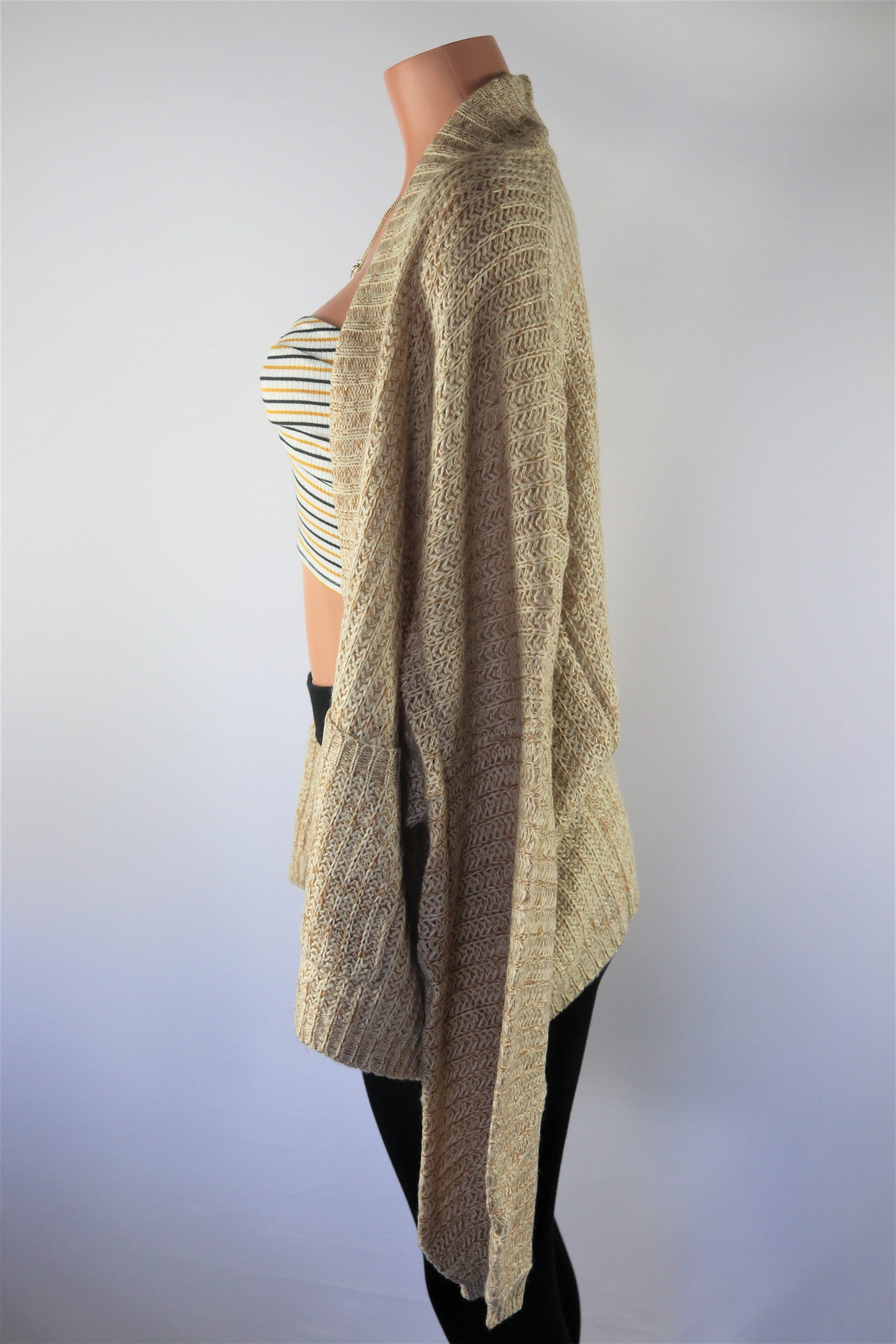 Nude Cardigan Nude Long Sleeve Knit Cardigan With Pockets