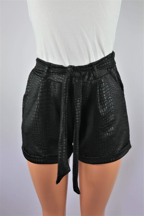 Oversize Croc Shorts