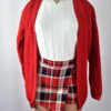 Red Plated Cardigan1