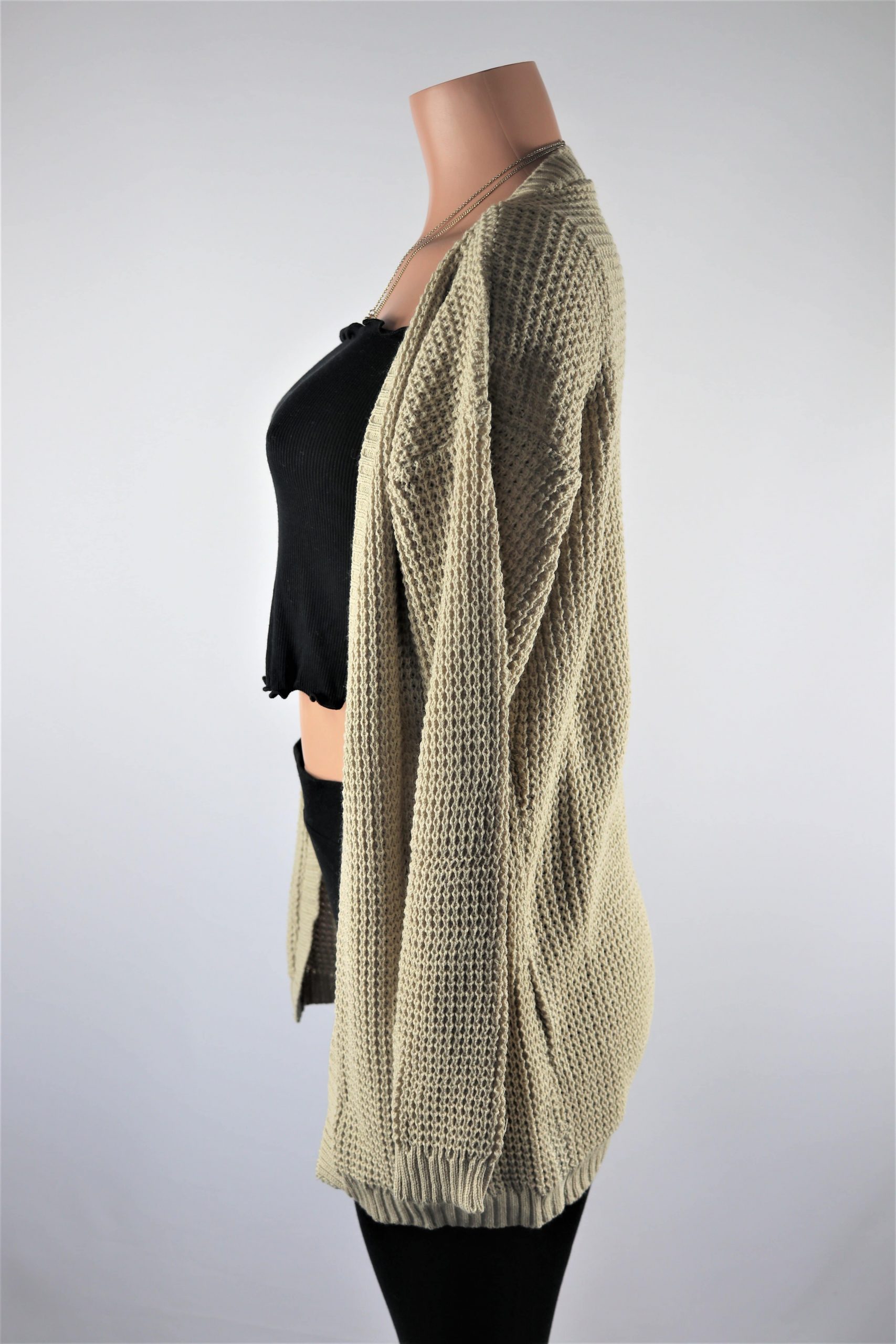 stein oversized 4sveeves knit cardigan - トップス