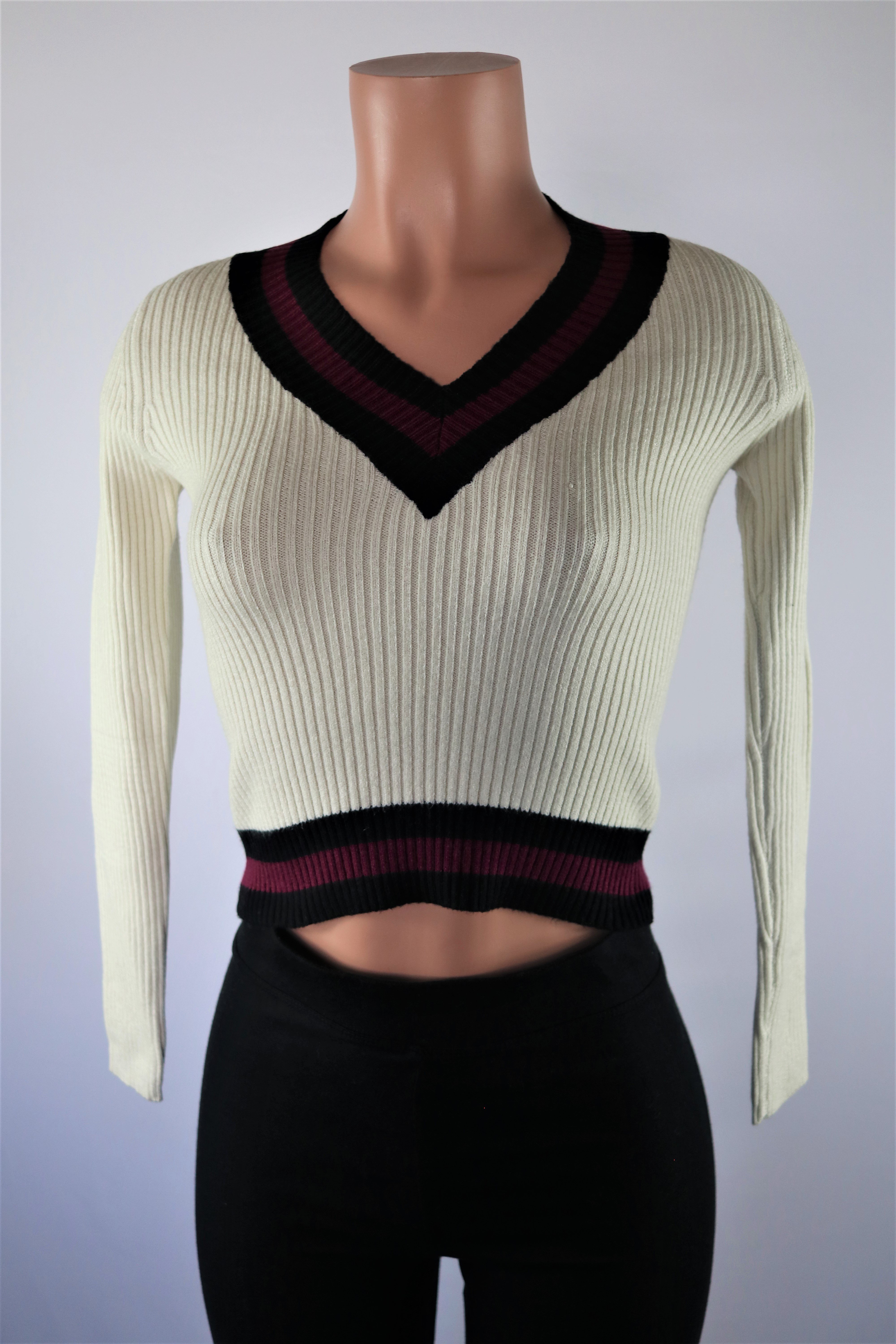 varsity crop top