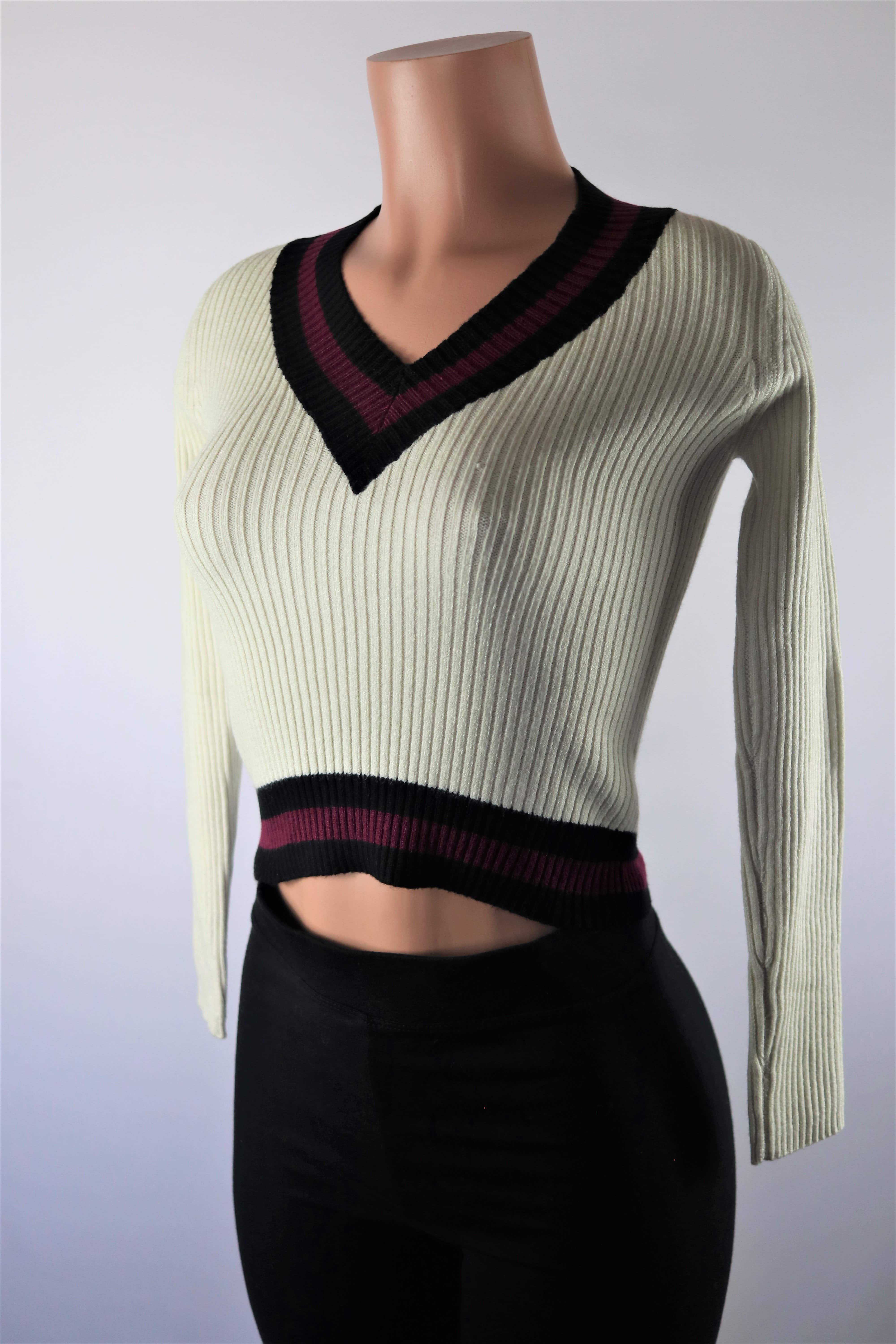 varsity crop top