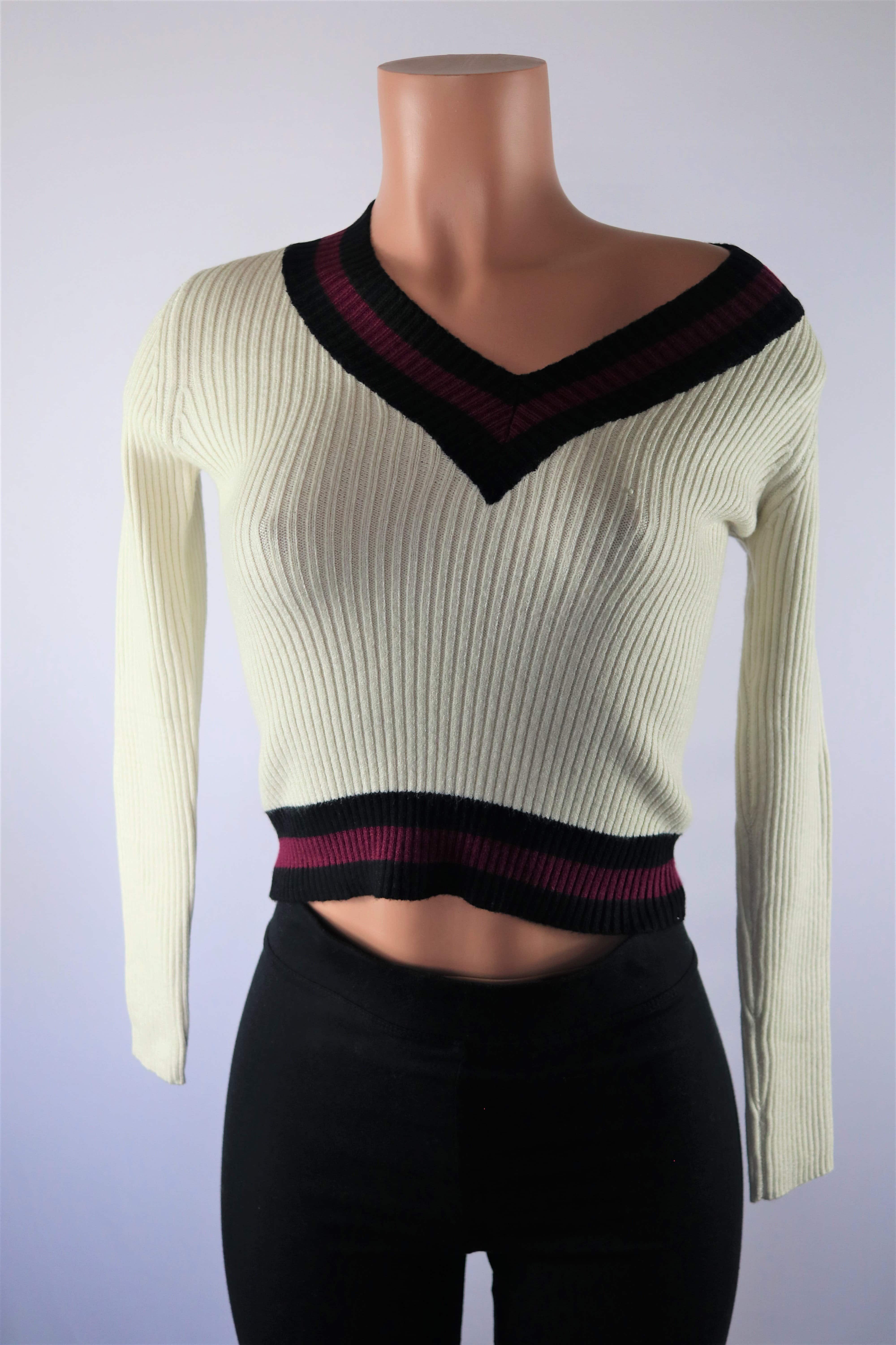 varsity crop top
