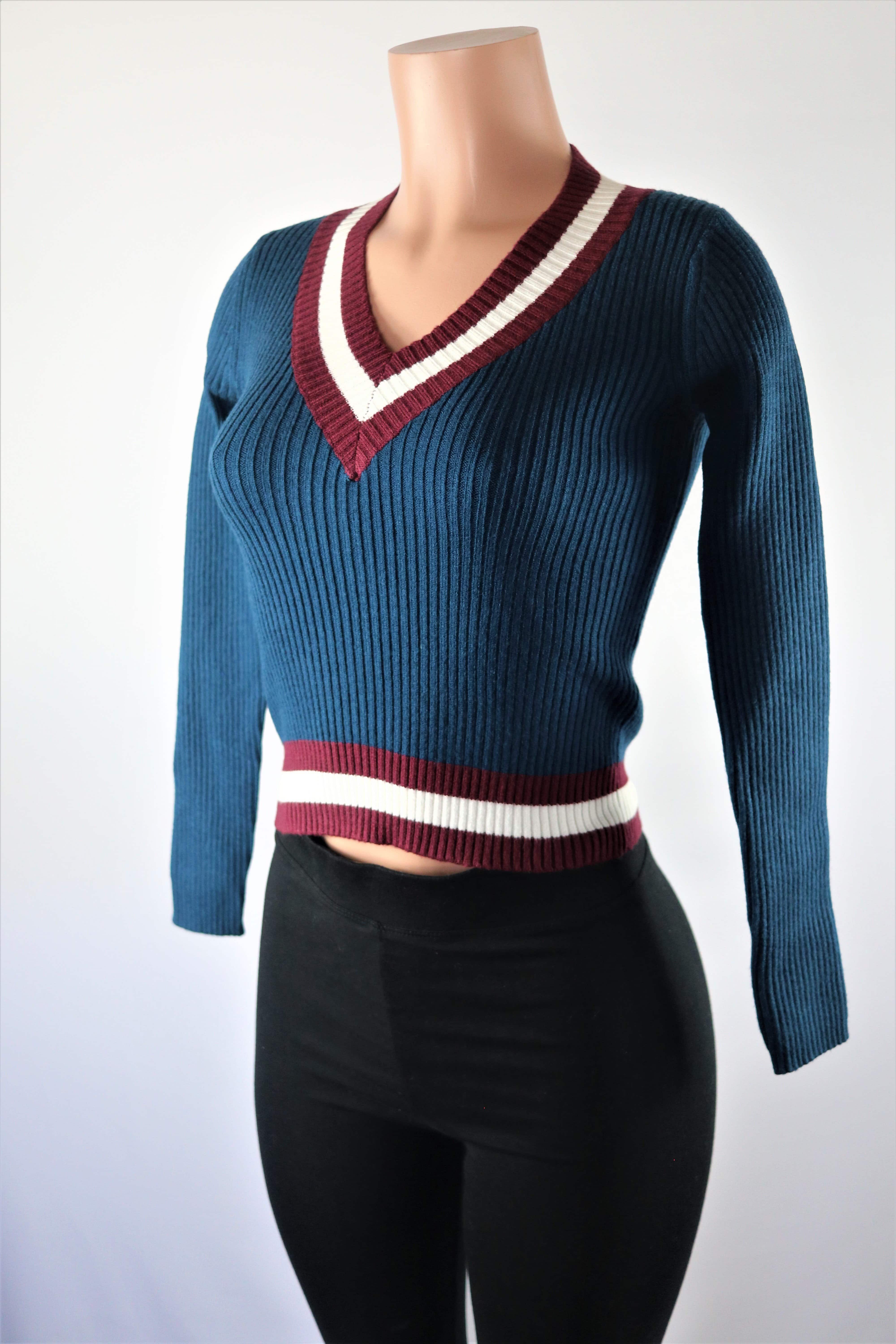 varsity crop top