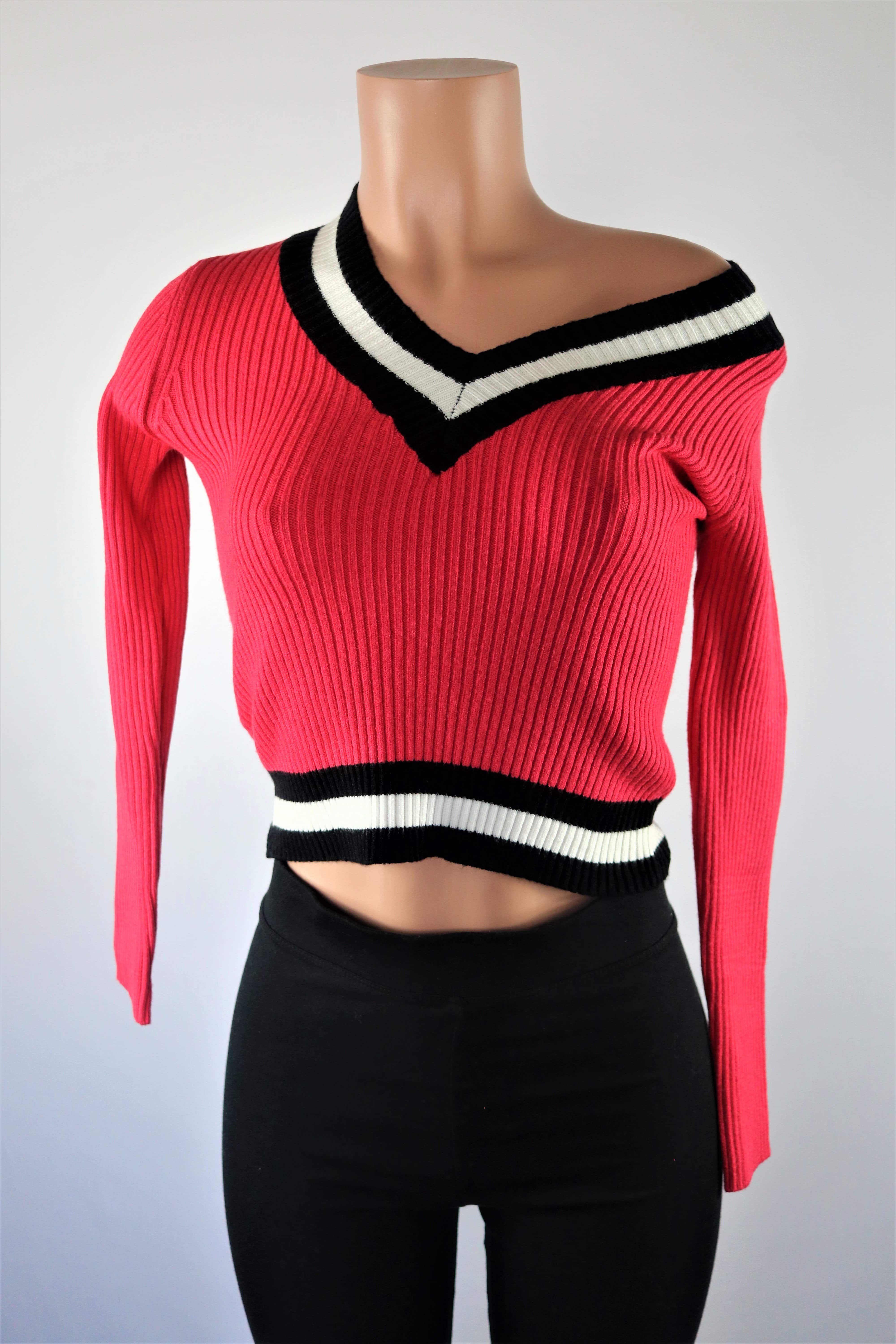 varsity crop top