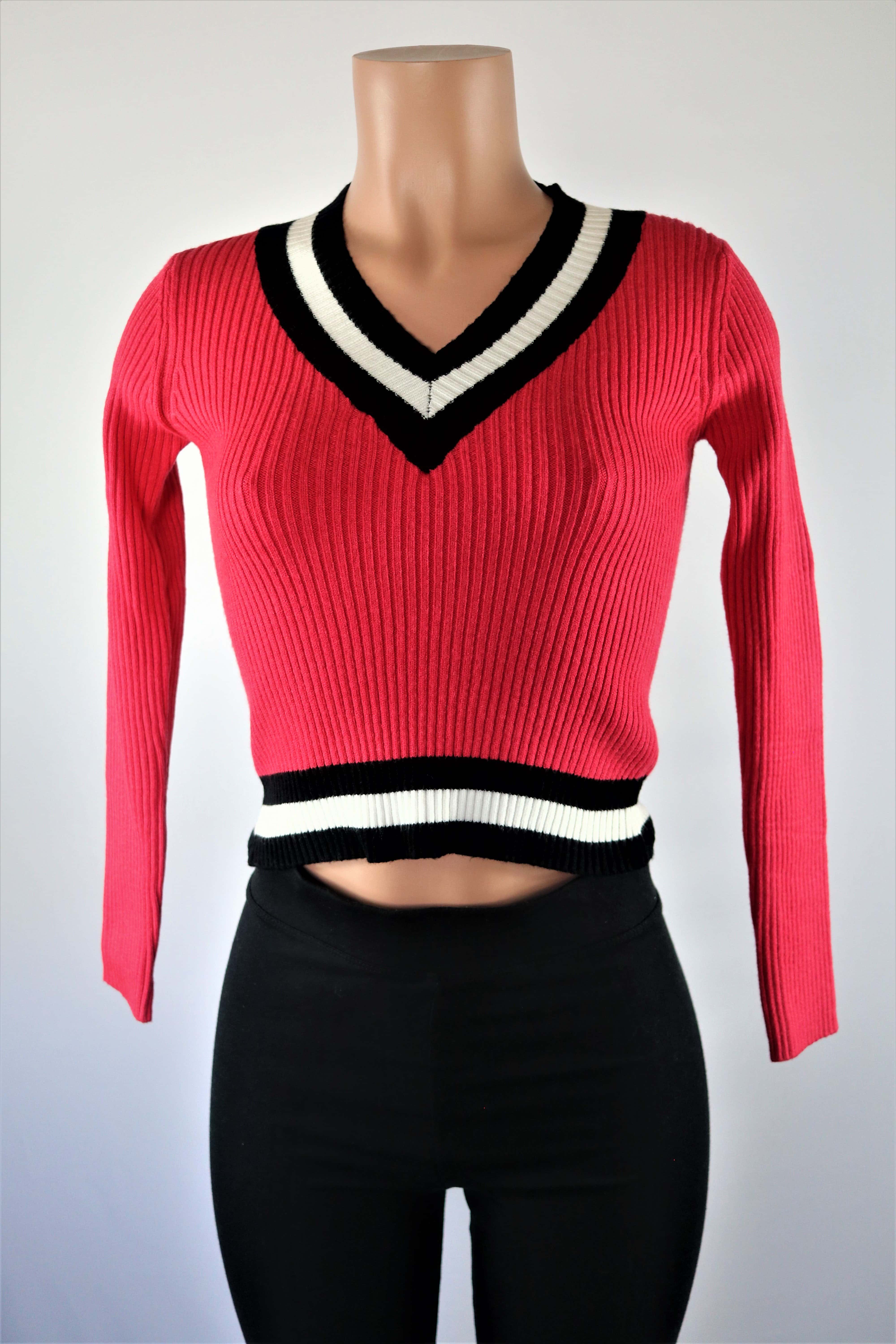 varsity crop top