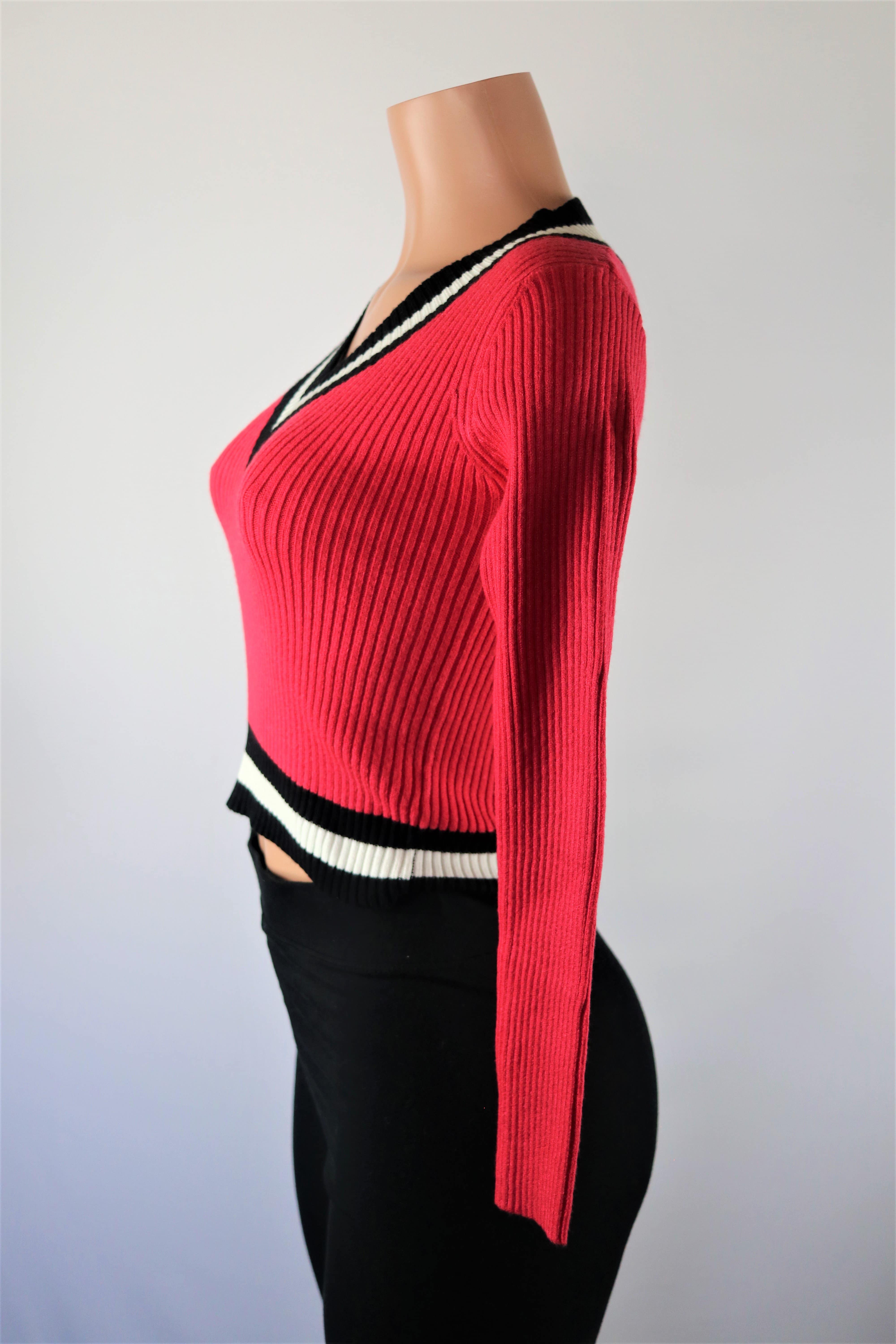 varsity crop top