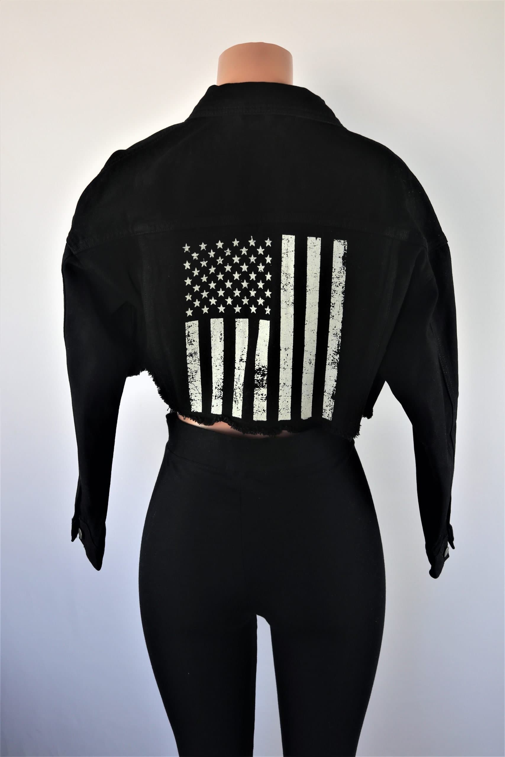 blue black jean jacket