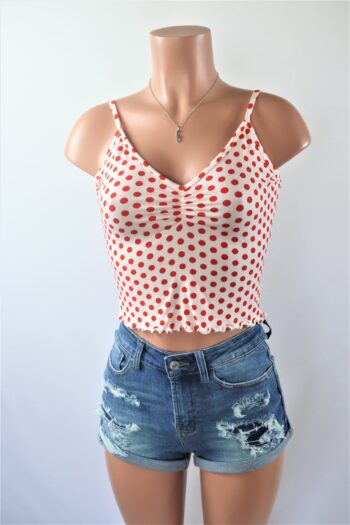 Polka Dot Crop Top