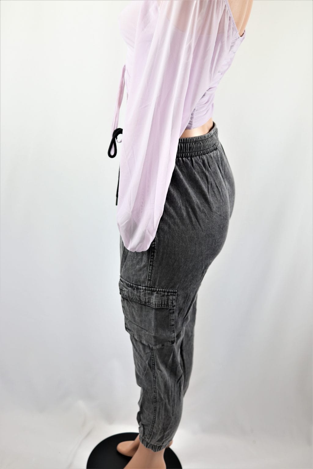 womens acid wash joggers