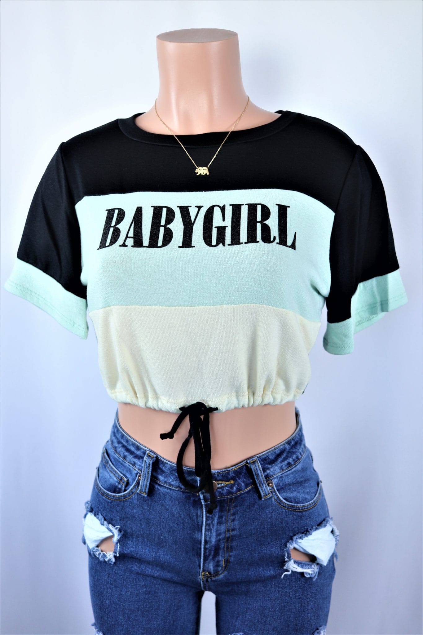 babygirl-crop-top-color-block-short-sleeve-drawstring-crop-top