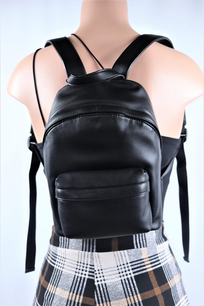 Faux Leather Mini Backpack Needmystyle 6165