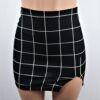 Grid Mini Skirt