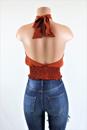 Brick Halter Top