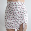 Ditsy Ruche Mini Skirt